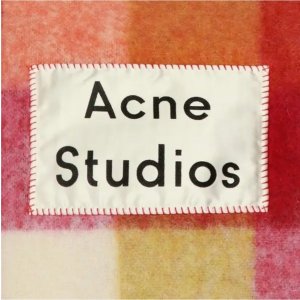 Acne Studios 夏季大促 经典纯色logo短T、羊毛围巾好价