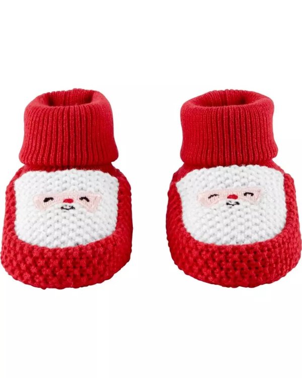 婴儿圣诞针织袜鞋