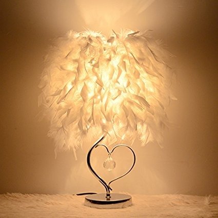 Maso Home Book Lights Minimalist Solid Feather Table Lamp Bedside Desk Lamp