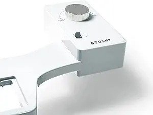 Basic 2.0 Bidet Toilet Seat Attachment | Modern Sleek Design. Fresh Clean Water Sprayer. (Non-Electric Self Cleaning Adjustable Nozzle), White/Silver Knob