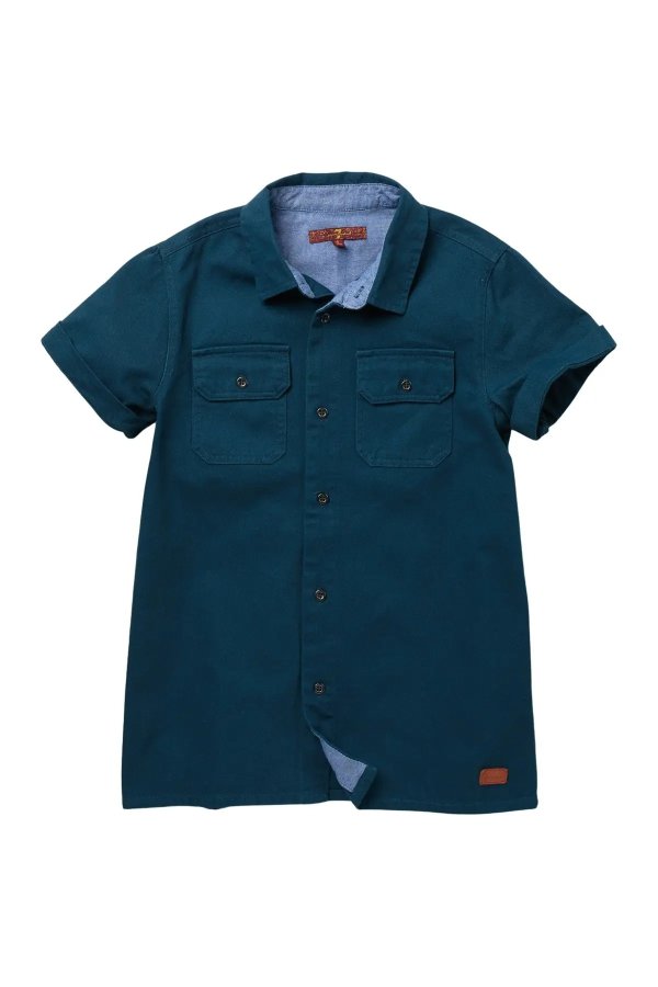 Short Sleeve Safari Twill Shirt