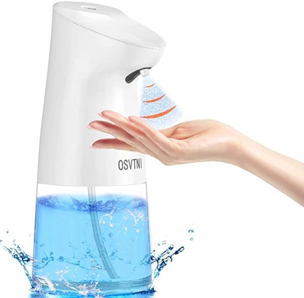 Automatic Hand Sanitizer Alcohol Dispenser, Touchless Auto Liquid Dispenser Spray 450ml Hand-Free Countertop for Home/Bathroom/Office/Schoool
