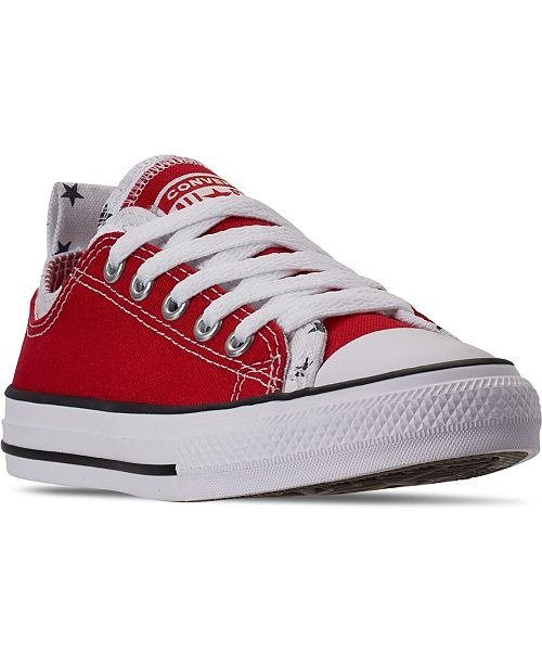 Little Boys Chuck Taylor All Star Double Upper Low-Top Casual Sneakers from Finish Line