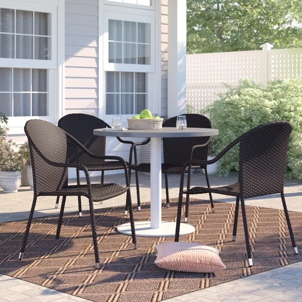 Belton Stacking Patio Dining Chair (Set of 4)Belton Stacking Patio Dining Chair (Set of 4)