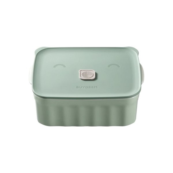 多功能陶瓷带盖食盒CT1006 浅杉绿猪猪盒