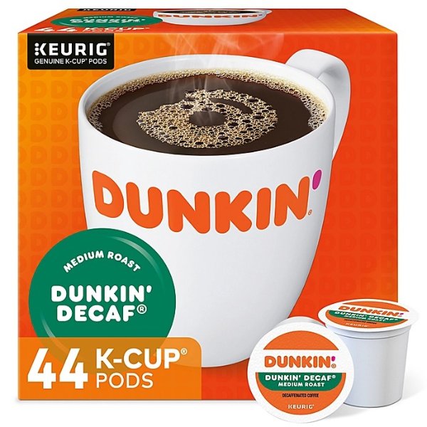 Dunkin' Donuts Decaf K Cup 咖啡胶囊44颗