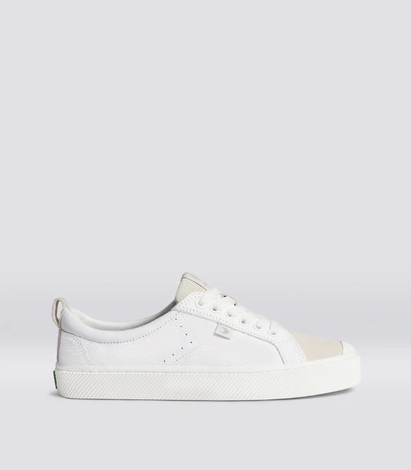 White Premium Leather/Off-White Vintage Suede 运动鞋