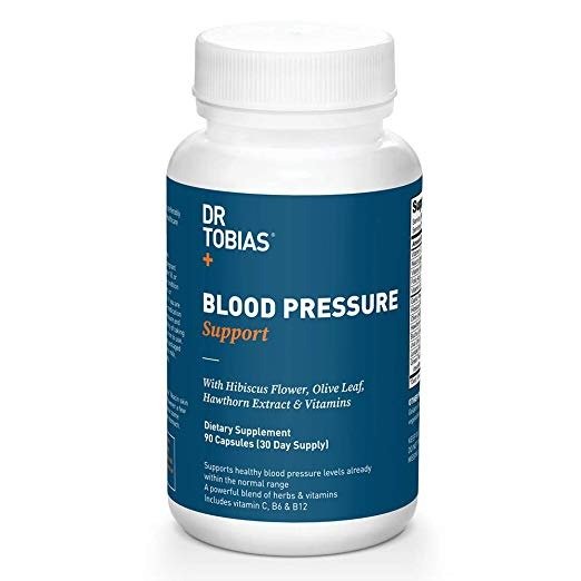 Blood Pressure Support - Herbs & Vitamin Supplement (90 Capsules)