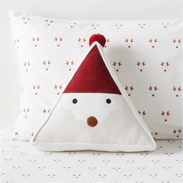 三角形圣诞老人抱枕