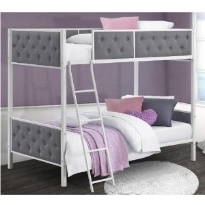 Chesterfield Upholstered Bunk Bed