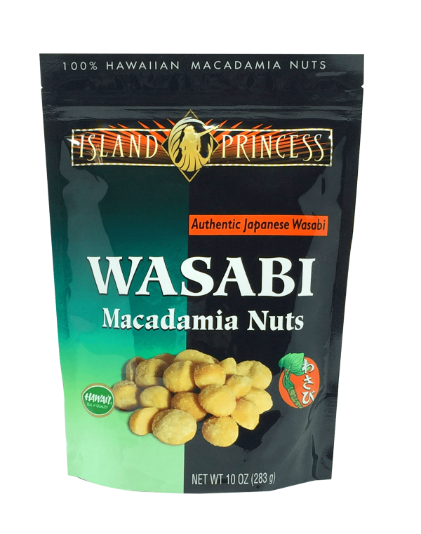 Island Princess Wasabi Macadamia Nuts, 10oz