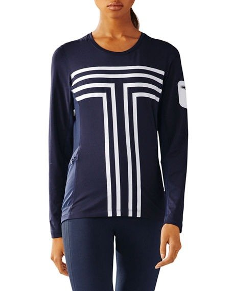 Long-Sleeve Performance Graphic Top