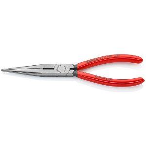 Knipex 2611200 Long Nose Pliers with Cutter, 8 Inch
