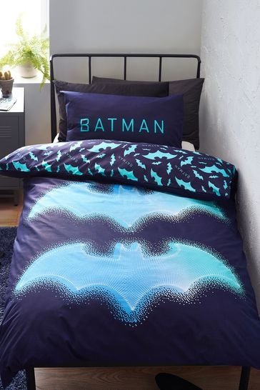 Glow In The Dark Batman Duvet Cover and Pillowcase Set