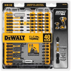史低价：DEWALT 40件套电钻螺丝刀头 冲击钻适用