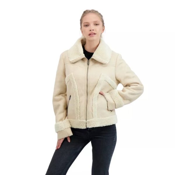 Collection Women's Zip Front Faux Shearling