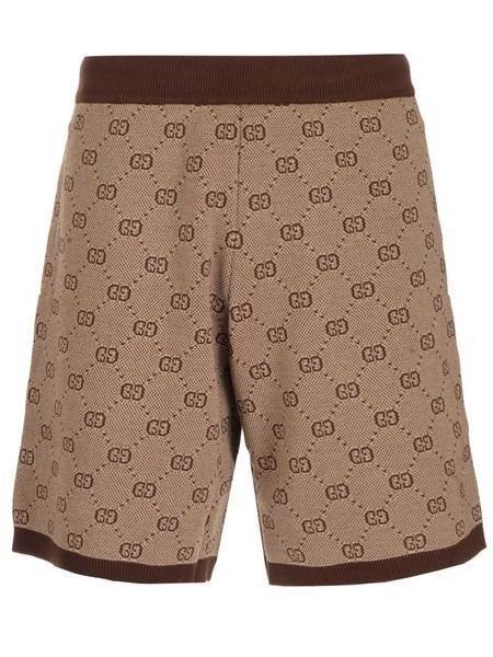 GG Patterned Knit Shorts