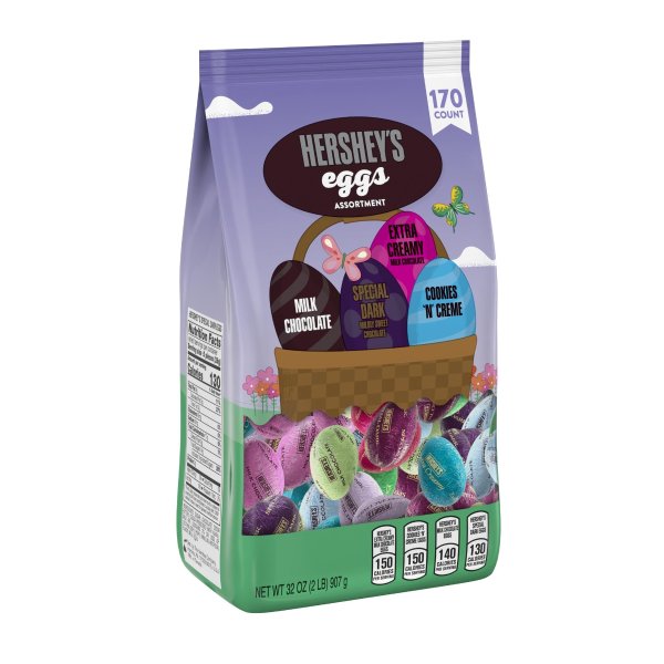 , Easter Milk Chocolate Eggs Candy Assortment, 170 Ct