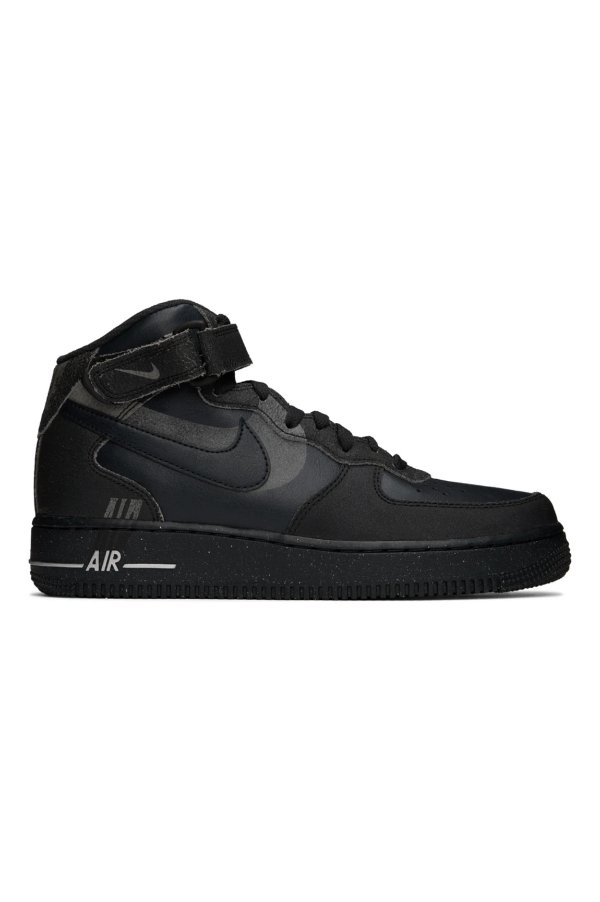 Black Air Force 1 Mid '07 Sneakers