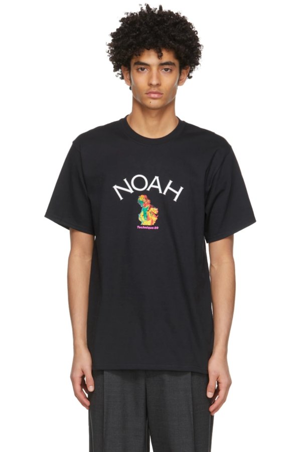 Black New Order Edition 'Technique 89' T-Shirt