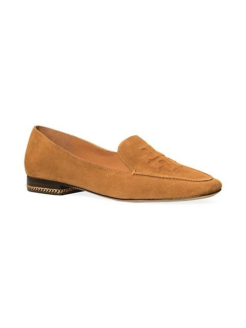 Ruby Square-Toe Suede Loafers