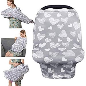 Nursing Cover Breastfeeding Cover Carseat Canopy by YOOFOSS @ Amazon.com