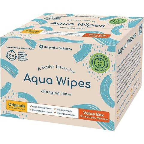 Aqua Wipes 纯水湿巾 768张