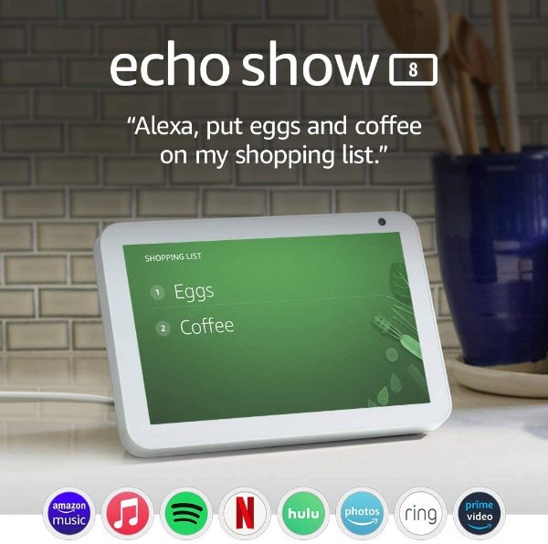 Echo Show 8 可视化家庭智能助手 第1代