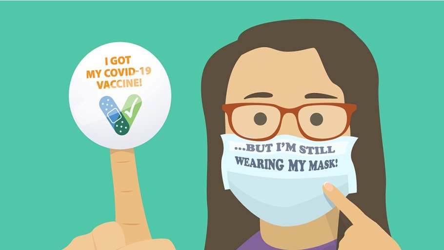 CDC更新对完全接种疫苗的人士的建议，在高传播区域的室内公共场合应戴口罩
