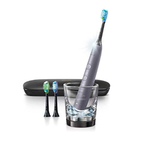 Sonicare DiamondClean Smart Electric Toothbrush with Bluetooth and app - 9300 Series, Black, HX9903/11