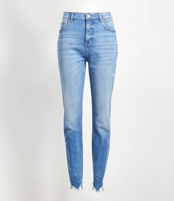 Curvy High Rise Skinny Jeans in Vintage Wash | LOFT