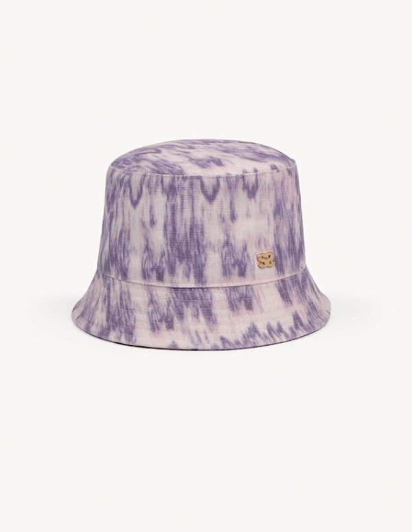 Tie-dye printed bucket hat