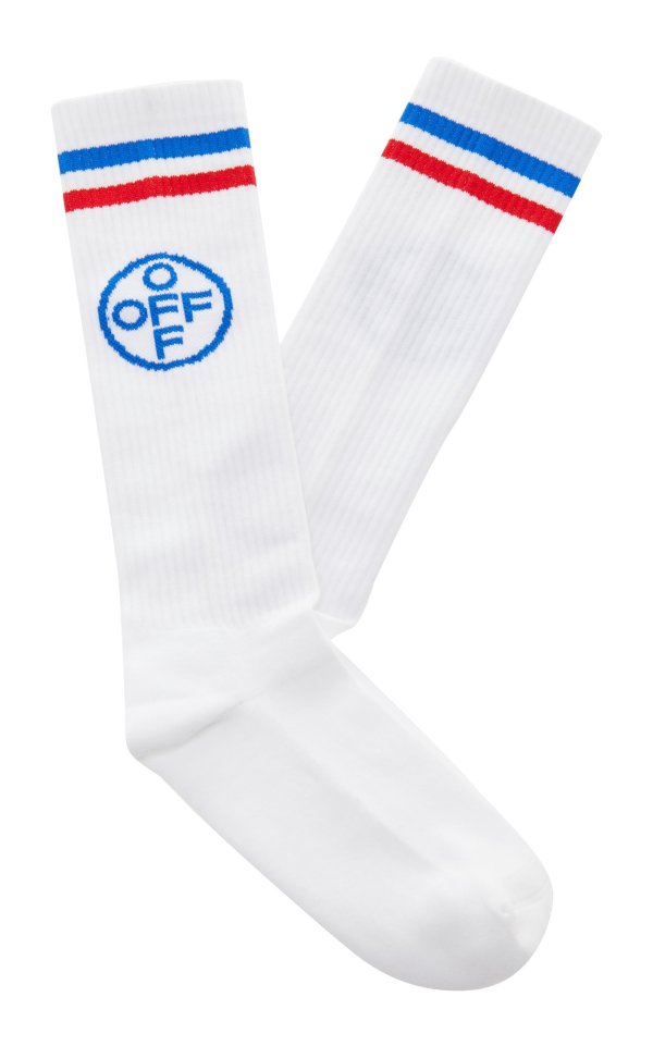 Logo-Printed Jersey Socks
