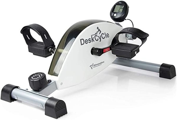 Under Desk Cycle, Pedal Exerciser - Stationary Mini Exercise Bike - Office, Home Equipment Peddler