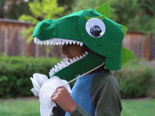 Chomping Mechanical Dinosaur Costume Ages 5+