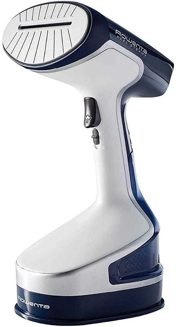 DR8120 X-Cel Powerful Handheld Garment and Fabric Steamer Stainless Steel Heated Soleplate with 2 Steam Options, 1600-Watts, White