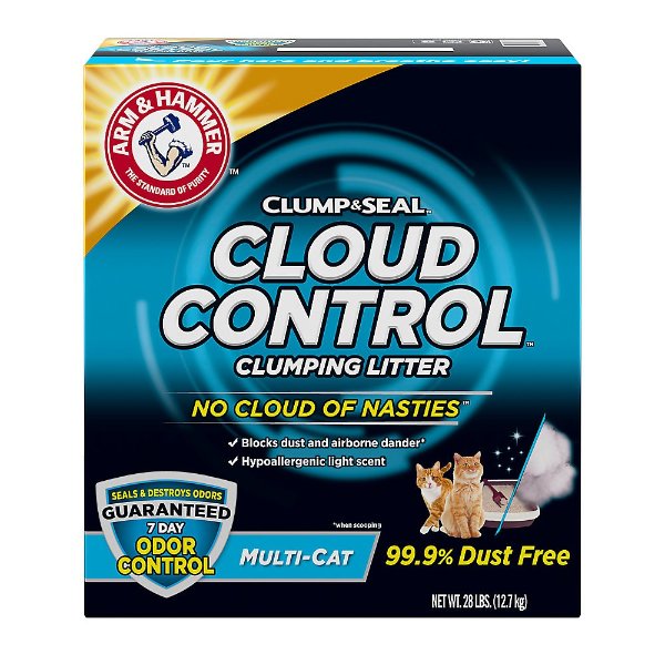™ Clump & Seal Cloud Control Clumping Multi-Cat Clay Cat Litter - Scented, Low Dus