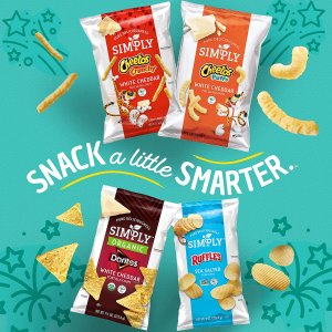 Simply Brand Variety Pack, Doritos, Cheetos, Lay's, 0.875oz Bags (36 Pack)