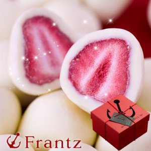 Frantz 天空草莓 神户莓 红草莓夹心, 松露白巧克力 礼盒