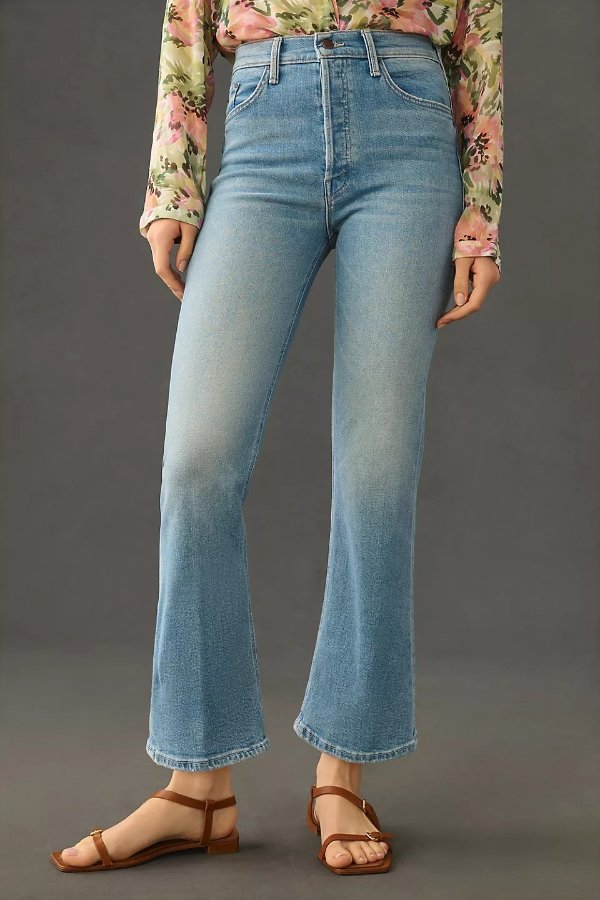 MOTHER The Tripper Ankle High-Rise Straight Jeans