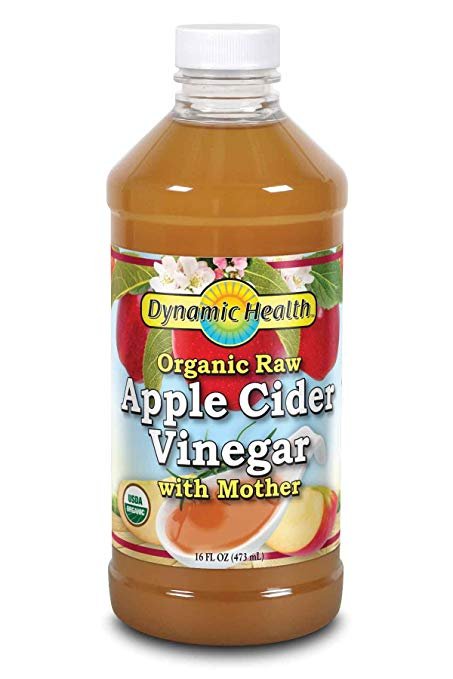 Organic Cider Vinegar with Mother, Raw Apple, 16 oz