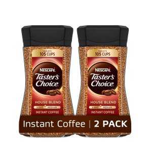 NESCAFÉ Taster's Choice Instant Coffee House Blend, 2 Jars