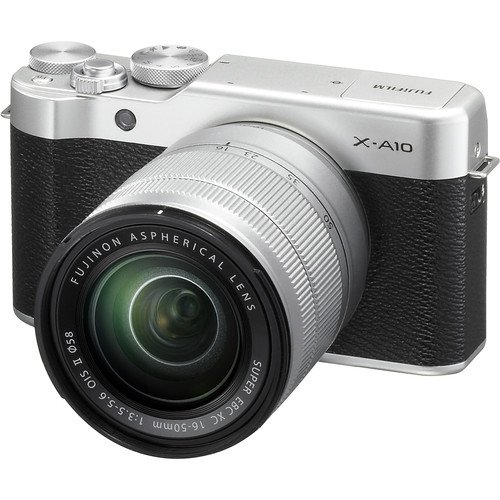Fujifilm X-A10 Mirrorless Camera with XC 16-50mm
