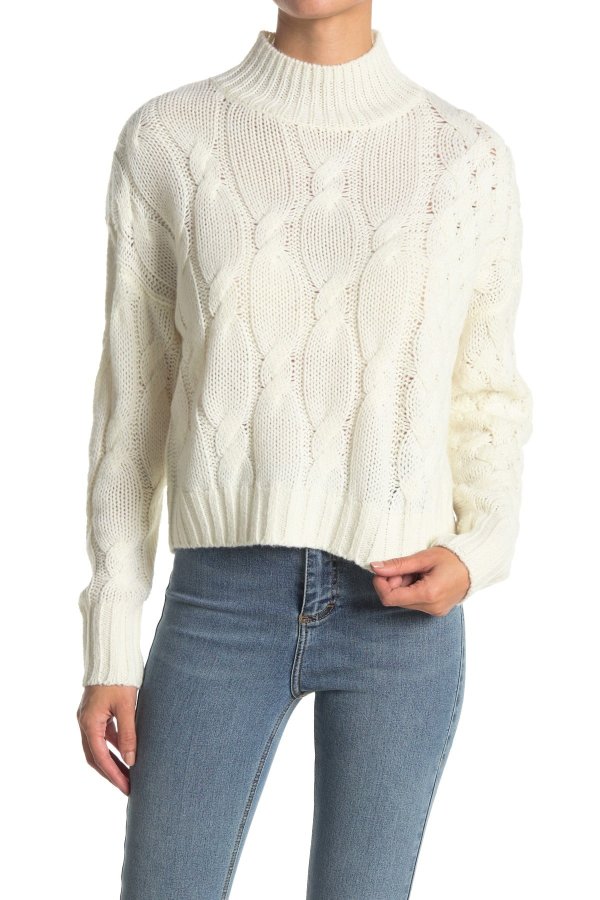 Elyse Cable Knit Sweater