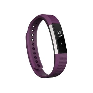 Fitbit Alta 运动追踪手环 银色/梅紫色, 美版小号