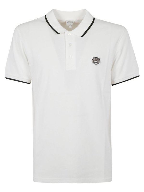 Tiger Patched Polo Shirt