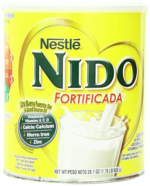 NIDO 雀巢升级配方全脂罐装奶粉，1.76磅