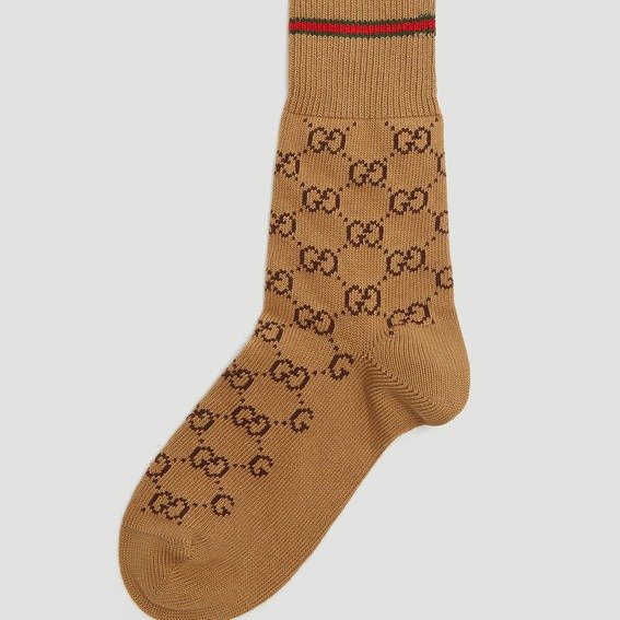 GG Socks in Brown