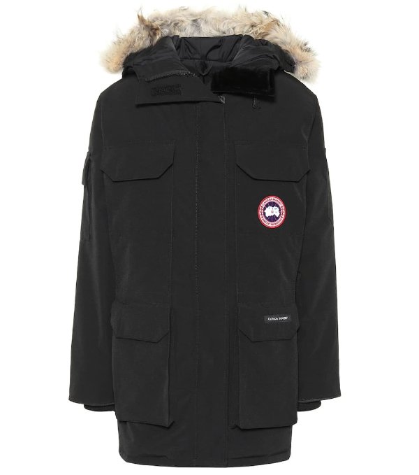 Expedition fur-trimmed down parka