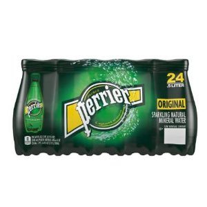 Perrier Sparkling Natural Mineral Water, 16.9-ounce  (Pack of 24)